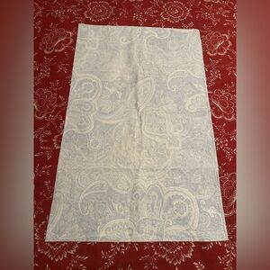 Ralph Lauren Standard Pillowcase 100% Cotton Percale Blue Paisley Replacement